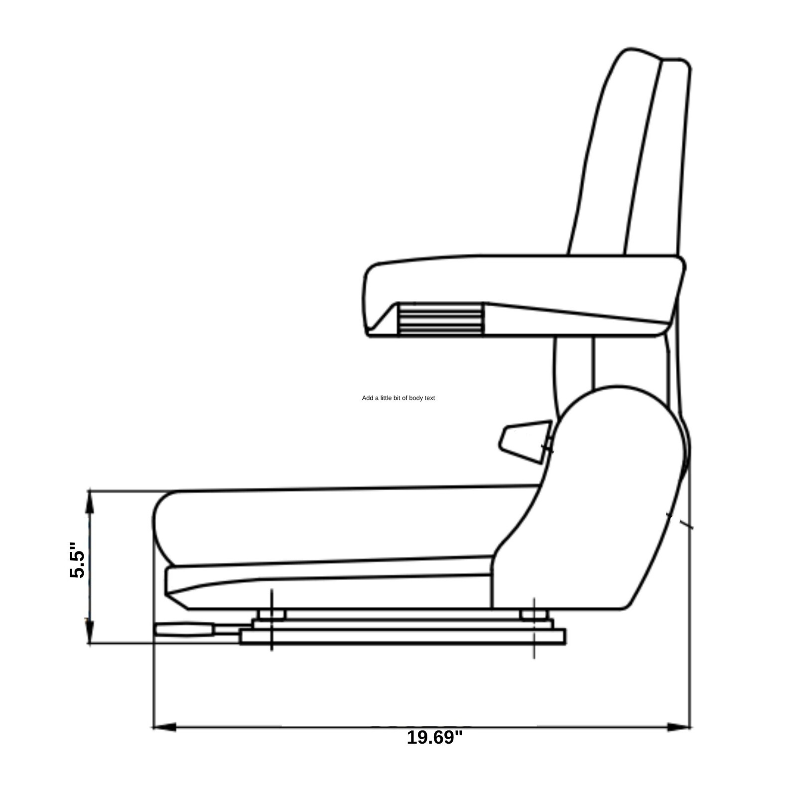 Trac Seats Tractor Seat for Ford New Holland TL70 TL80 TL90 TL100 TN55D TN55S