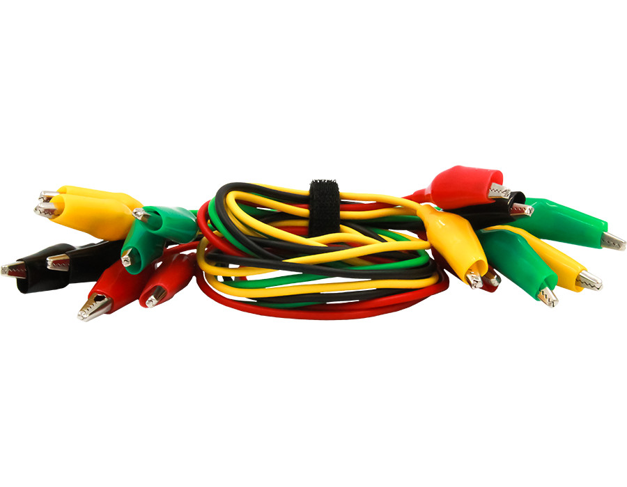 Zebra Gators 8 Piece Medium Size Alligator Lead Set # ZG003
