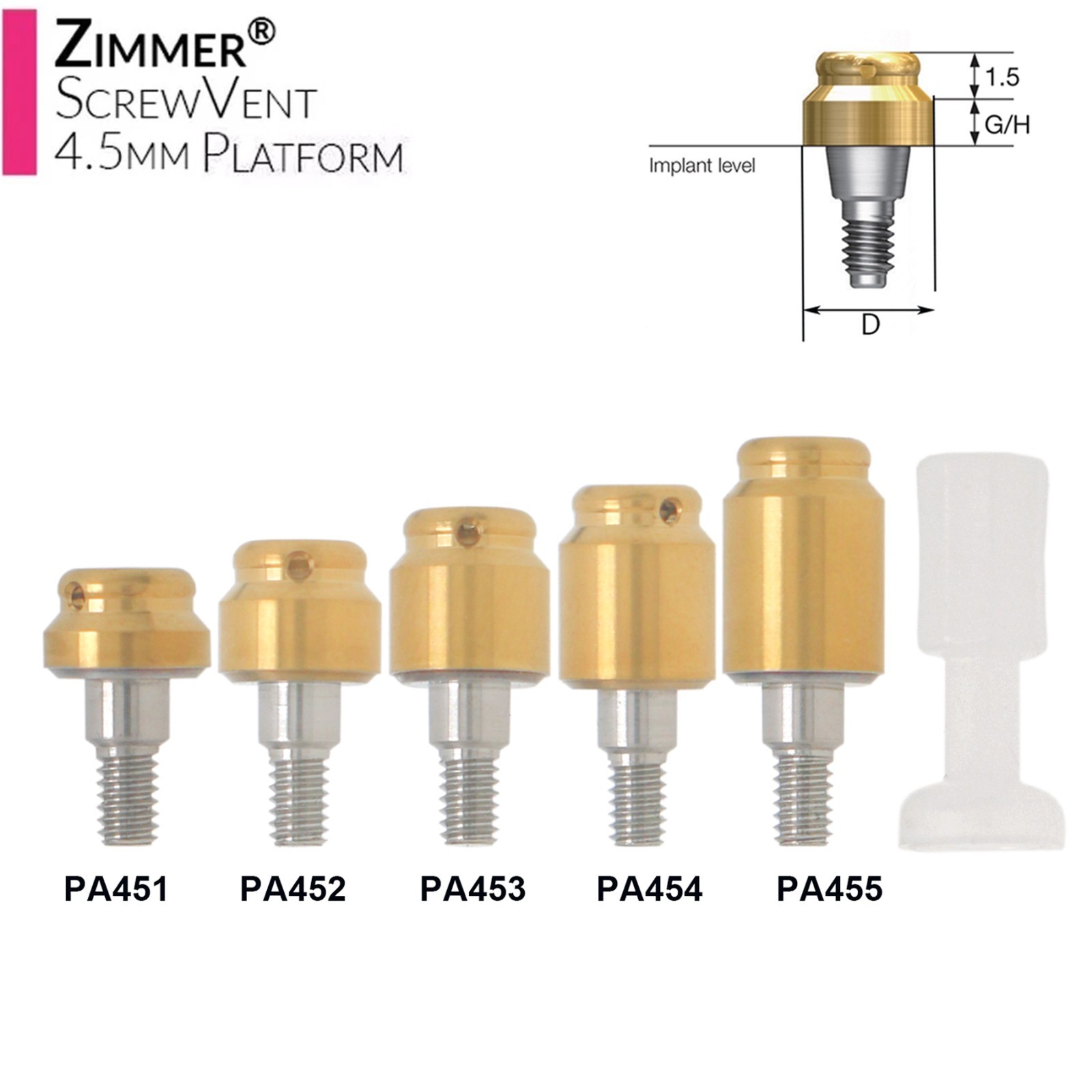 Dental Locator Abutment For Hiossen/Nobel Biocare/Zimmer/Straumann/ITI/Mis/Adin