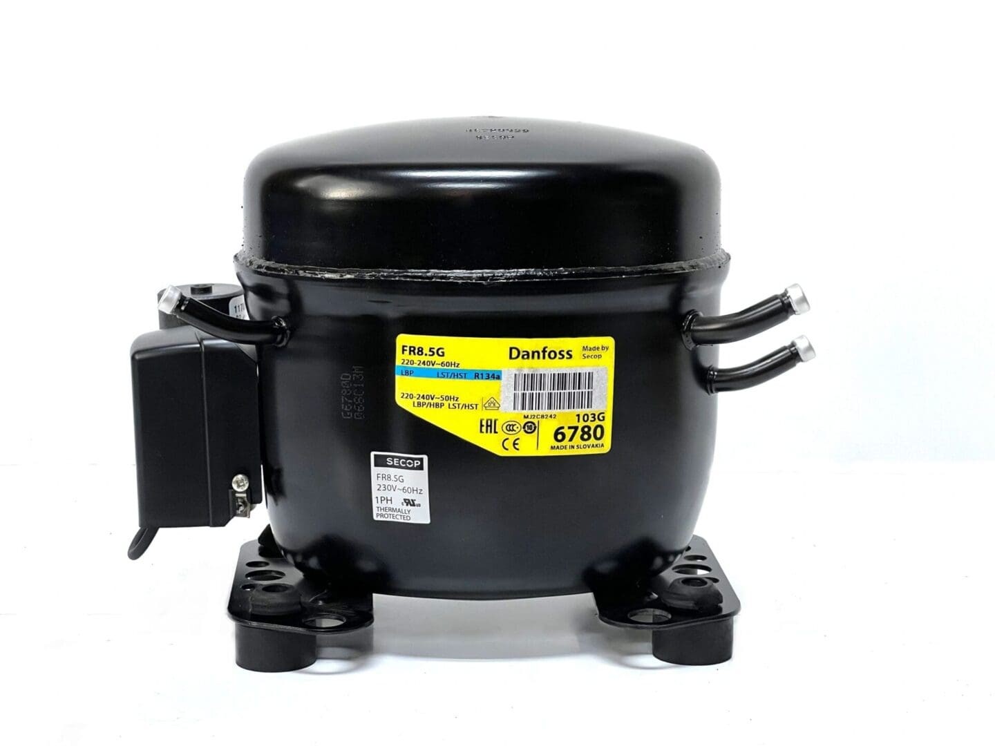 FR8.5G – Danfoss/Secop 1/4 HP Compressor – 230V – R-134A