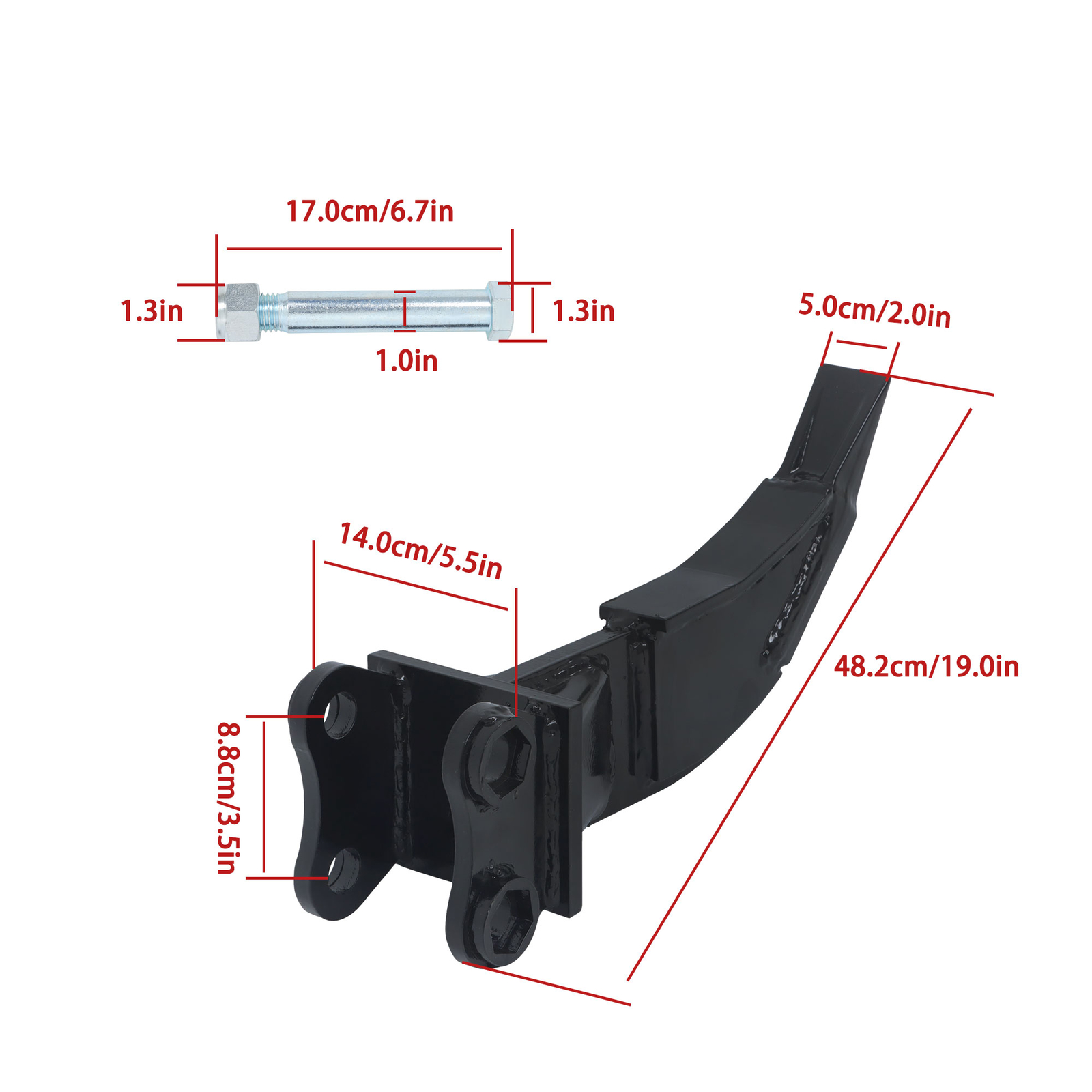 For 1 ton to 1.5 ton Ripper Attachment Hooks Ripper Teeth Mini Excavator