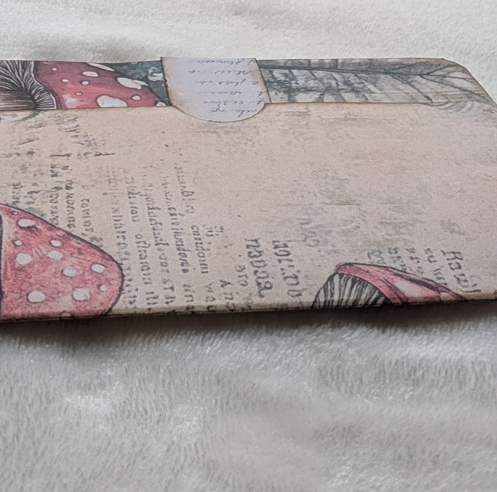 Handmade Grungy Mushroom Forest Junk Journal Book/Covers Only No Signatures DIY