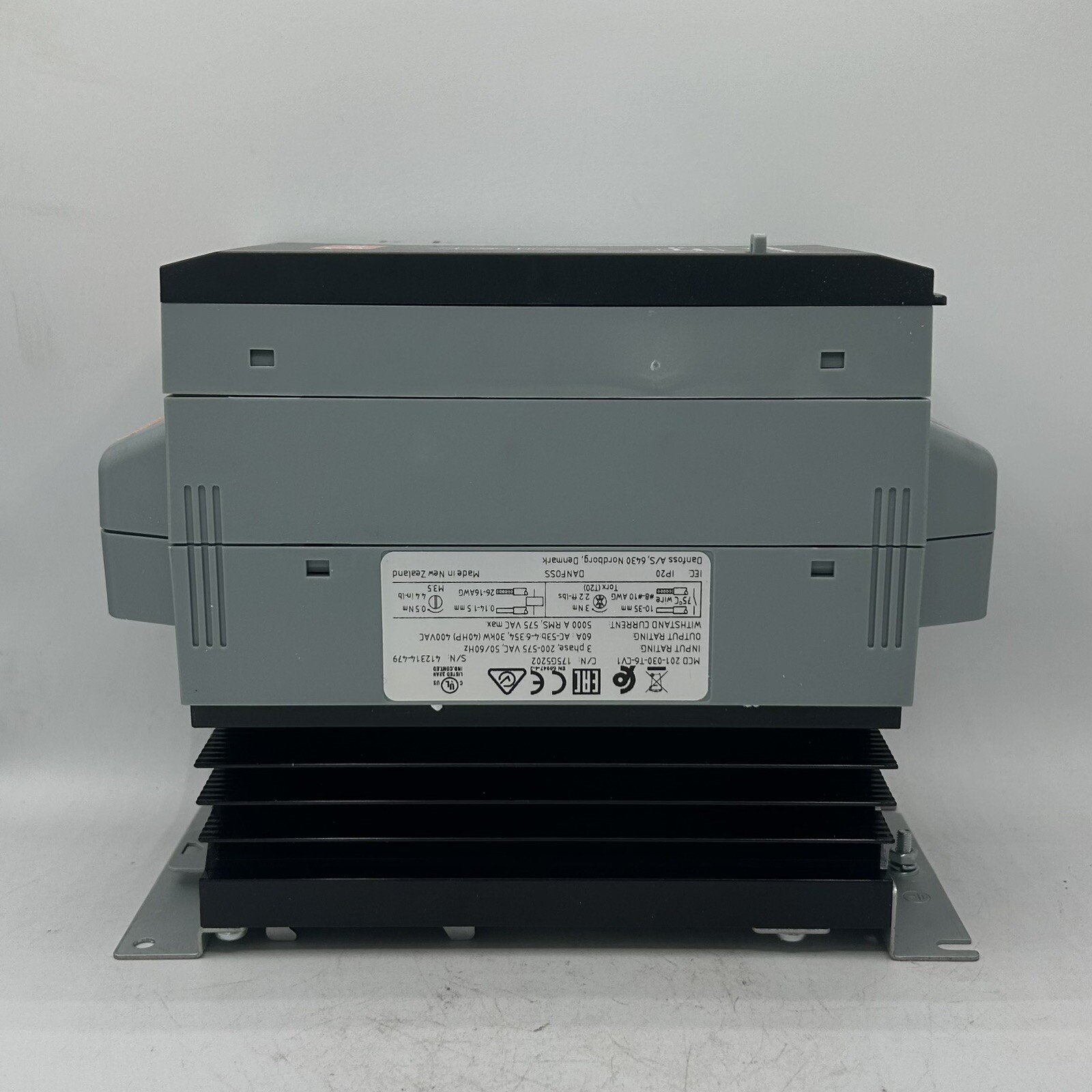 Danfoss MCD 201-030-T6-CV1 Compact Starter 30kW 40HP 400V 3PH Drive