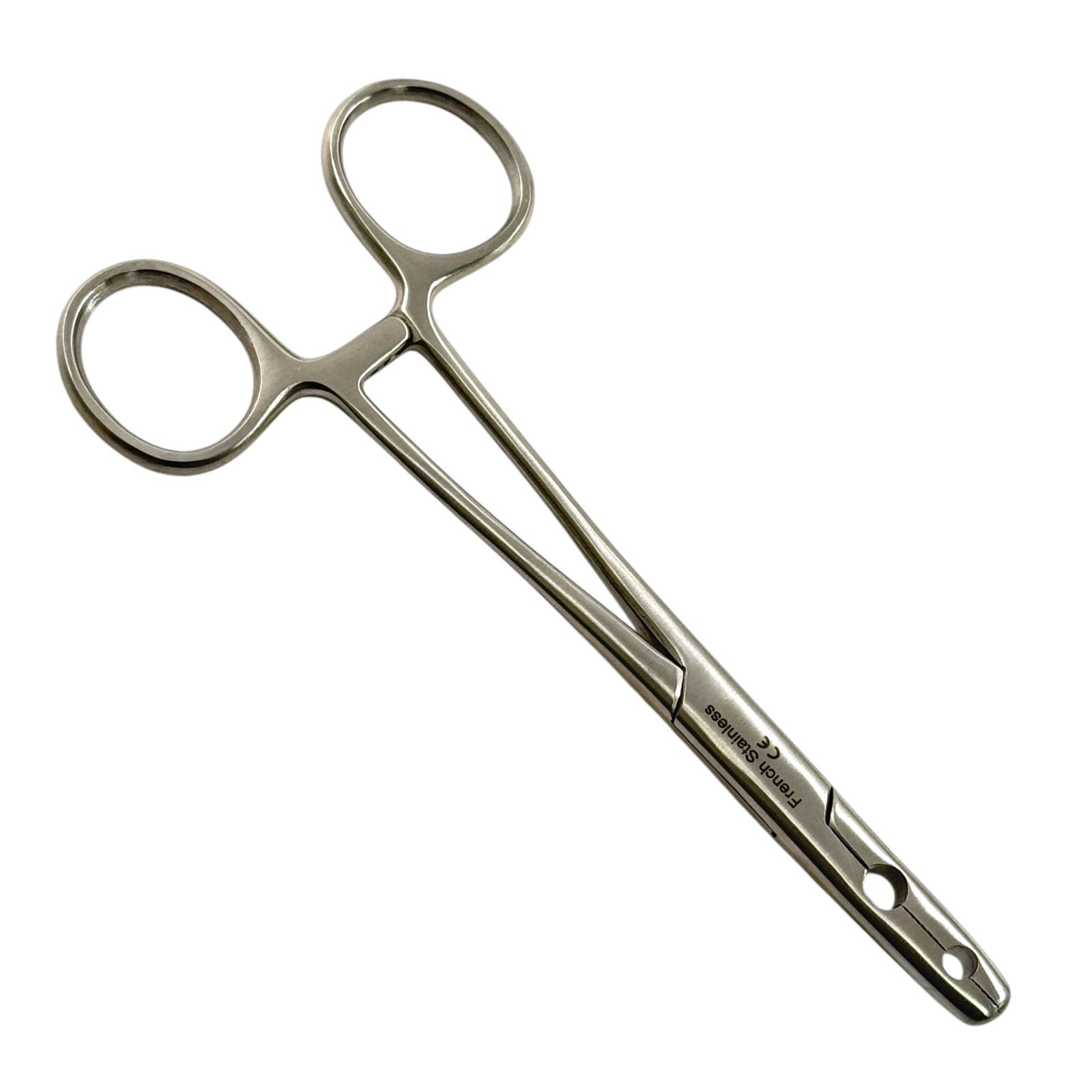 5.5″ Post Mortem Arterial Fixation Forceps, Fenestrated Serrated Jaws, Stainless