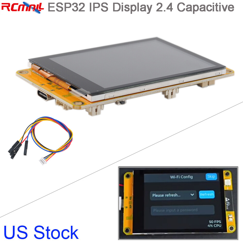 3.2″ inch ESP-WROOM-32 TFT LCD ESP32-2432S032C-I IPS Display Touchscreen ST7789