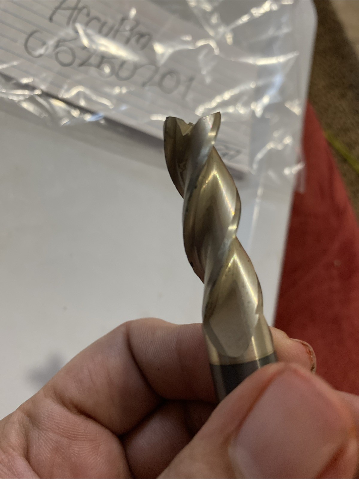 ACCUPRO 1/2X1/2X1-1/2X4 SQUARE END MILL SINGLE END 65250201 3FL ZRN COATED (I33)