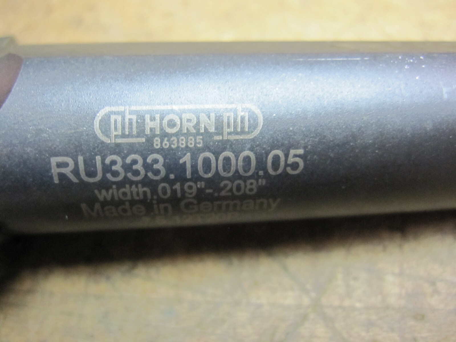 PH Horn RU333.1000.05 1″ shank 0.019″-0.208″ indexable thread mill