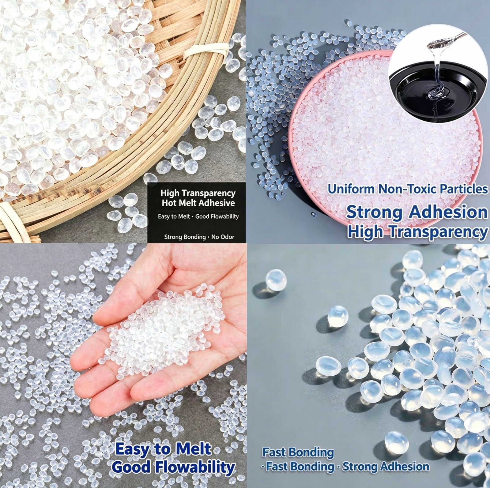 4 LBS Hot Melt Glue Adhesive Pellets EVA Bookbinding Binder Binding USA Stock