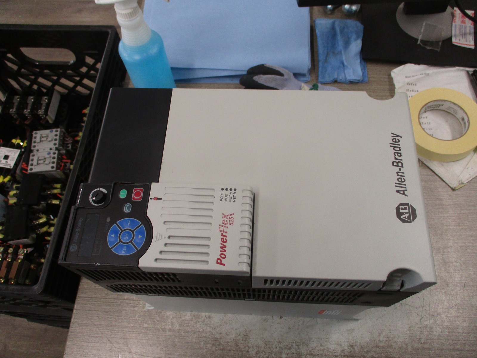 Allen-Bradley PowerFlex 525 AC Drive 25B-D043N114 Ser. A 30HP 3Ph Used
