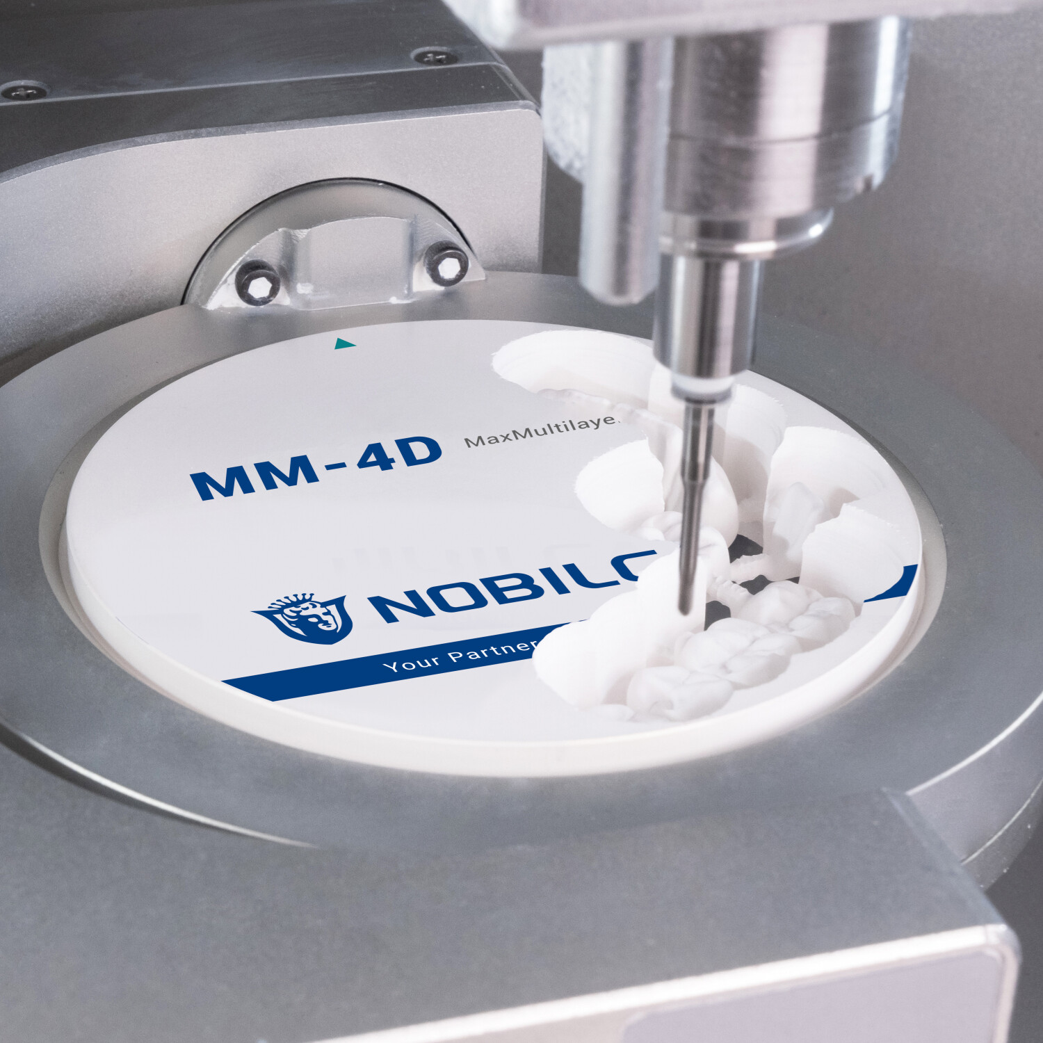 NOBILCAM MM-4D Zirconia Discs CAM/CAD Block, 98mm 1200Mpa Translucency 43-57%