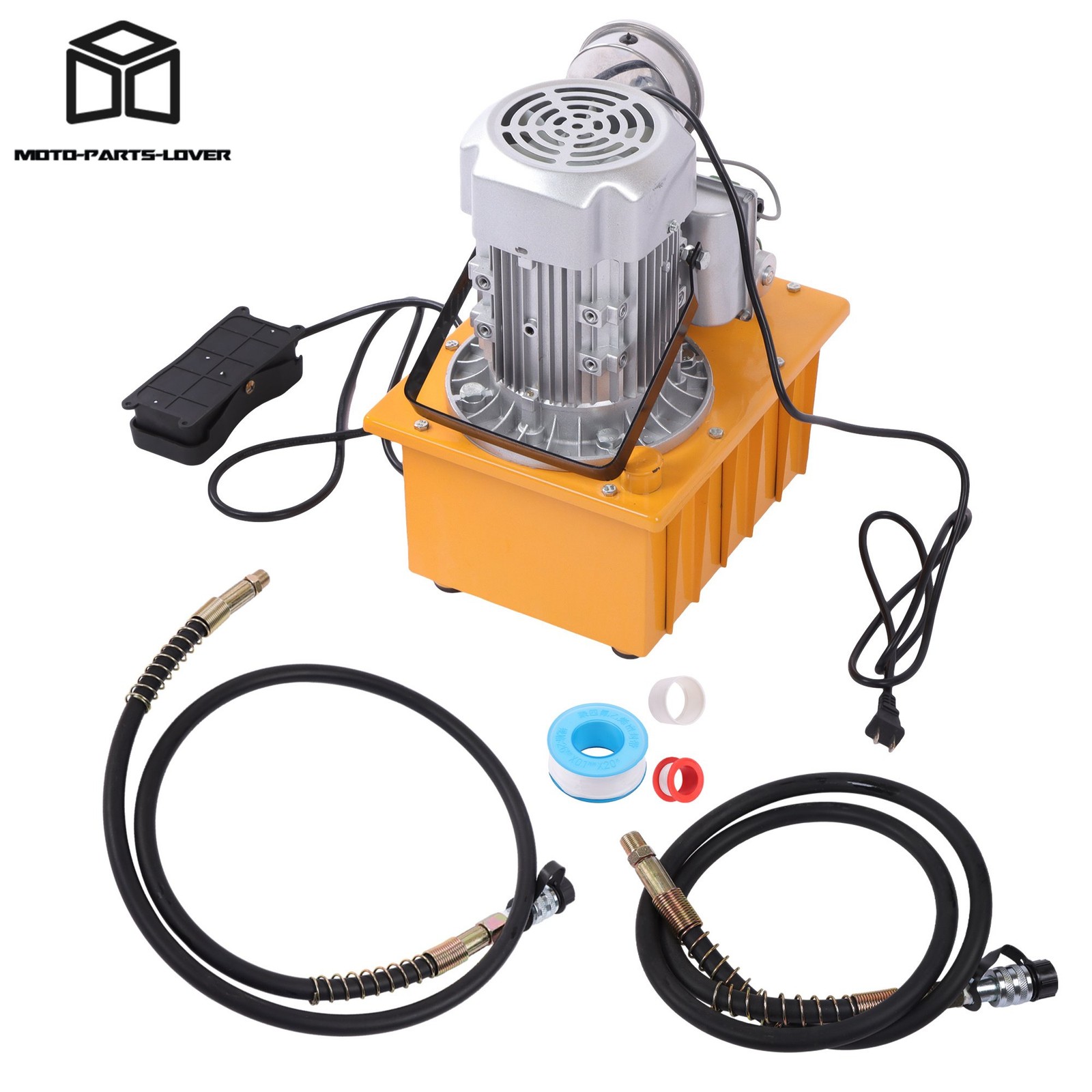 110V Electric Hydraulic Pump 10000PSI Single Acting 8L Flow 0.7L/min