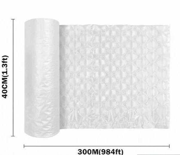 984ft x 16″x12″ Air Cushion Machine Film Bubble Pillow Packaging Roll