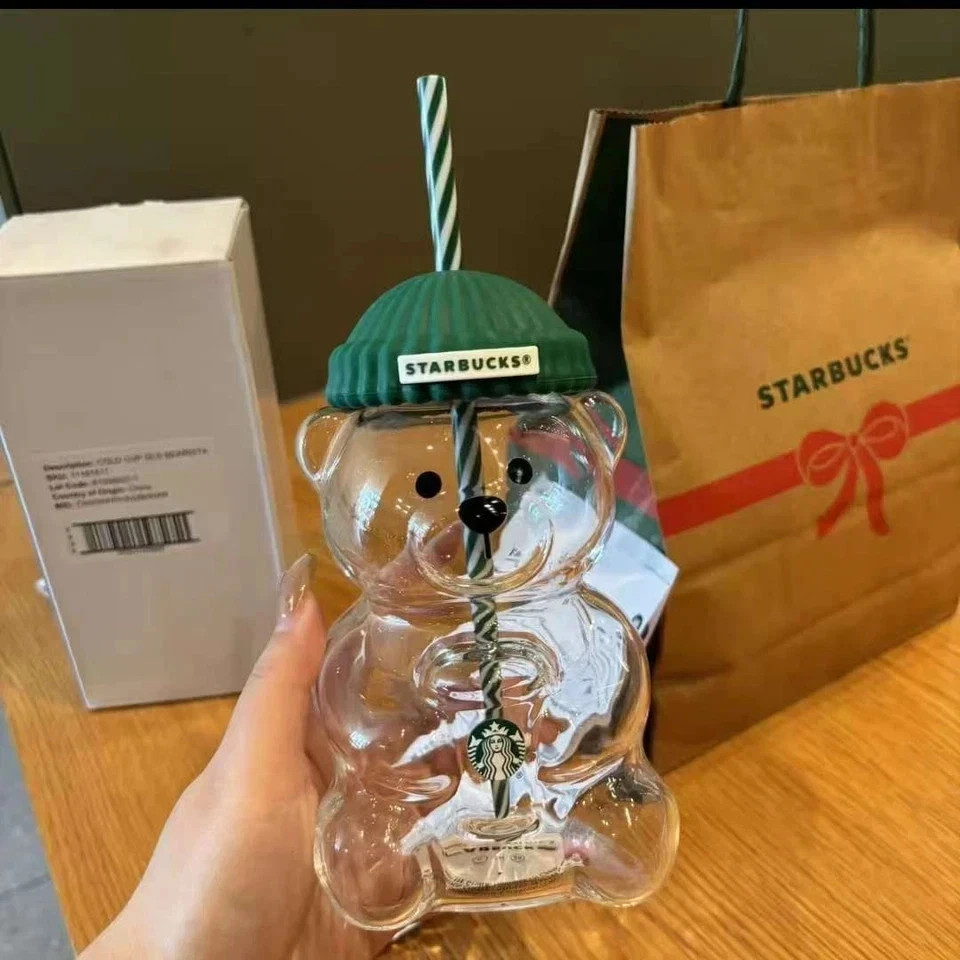 2025 plastic Starbucks Bearista Bear Cold Cup Holiday no log0