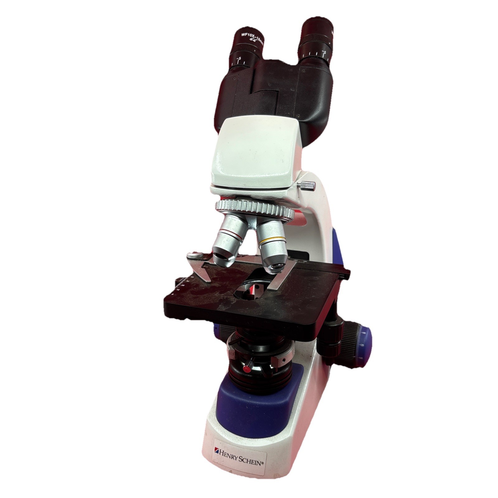 Unico G380 LED Binocular Lab Microscope 100v-240v 50/60Hz Tested Works