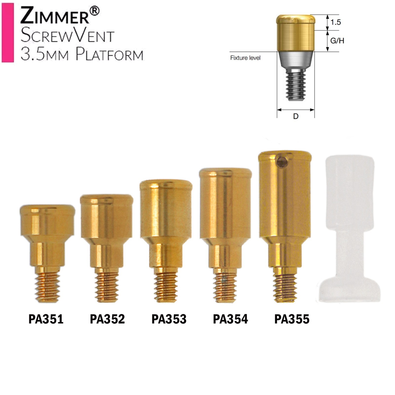 Dental Locator Abutment For Hiossen/Nobel Biocare/Zimmer/Straumann/ITI/Mis/Adin