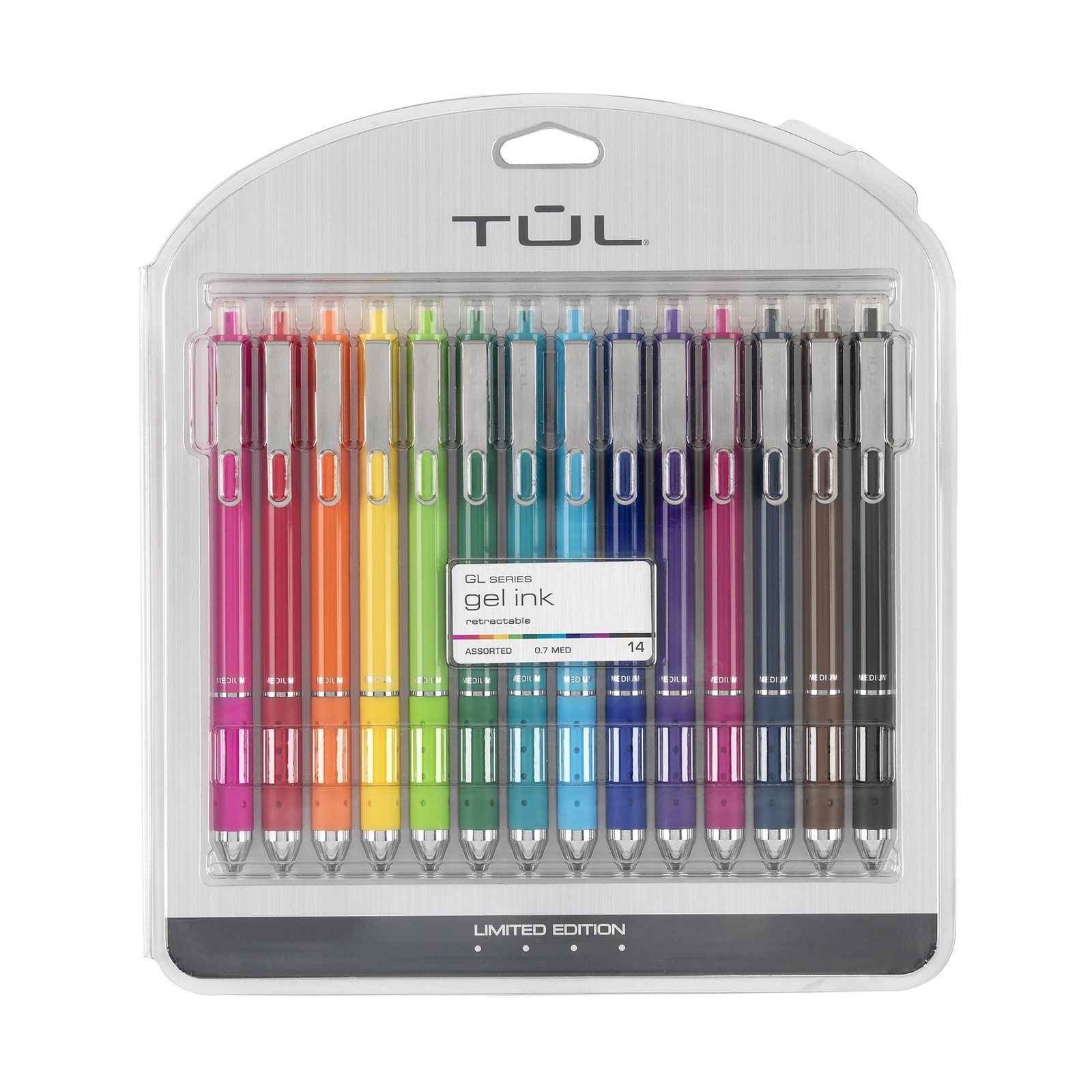 ® GL Series Retractable Pens, Medium Point, 0.7 mm, Assorted Barrel Colors, A…