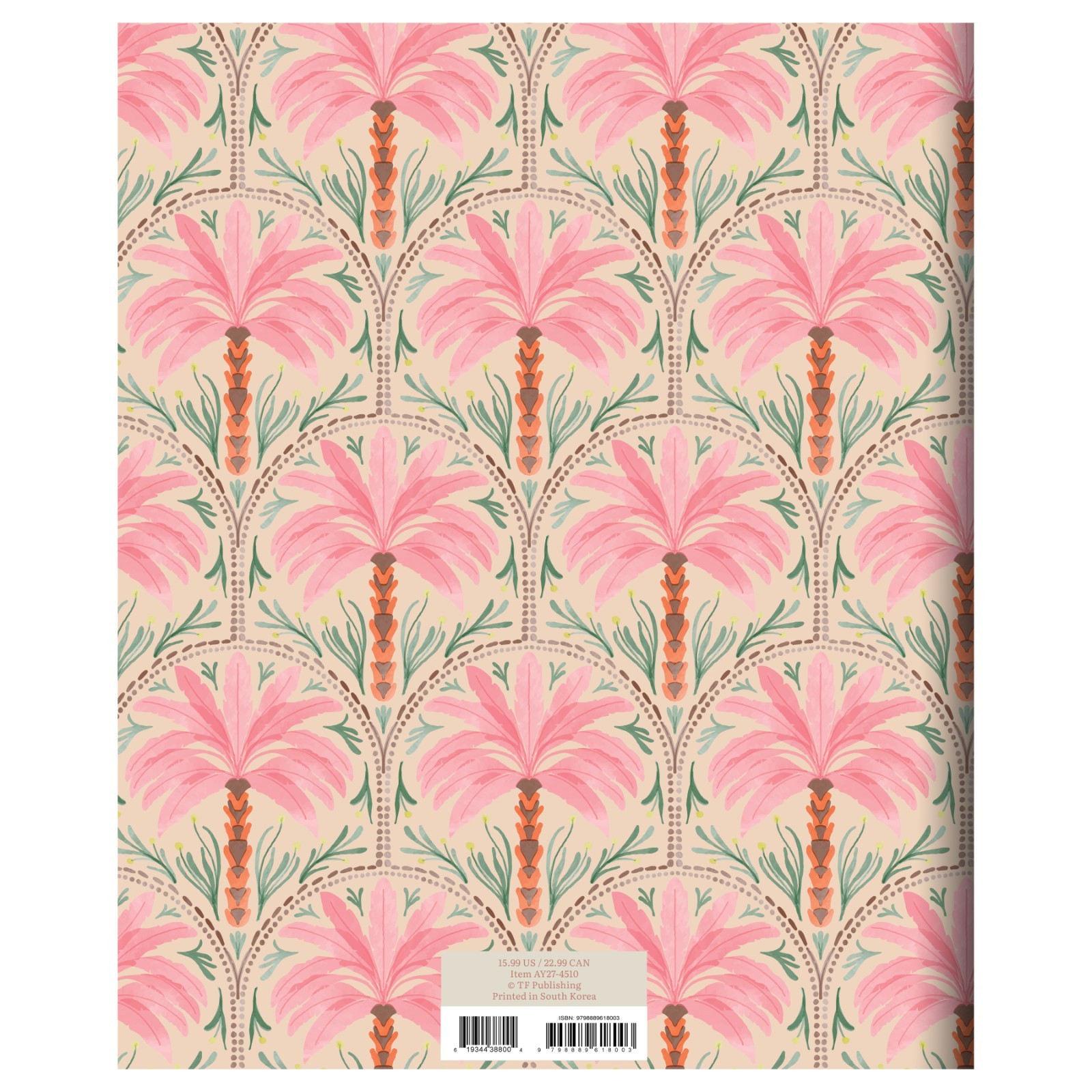 July 2026 – June 2027 Exotic Palms Large Monthly Planner