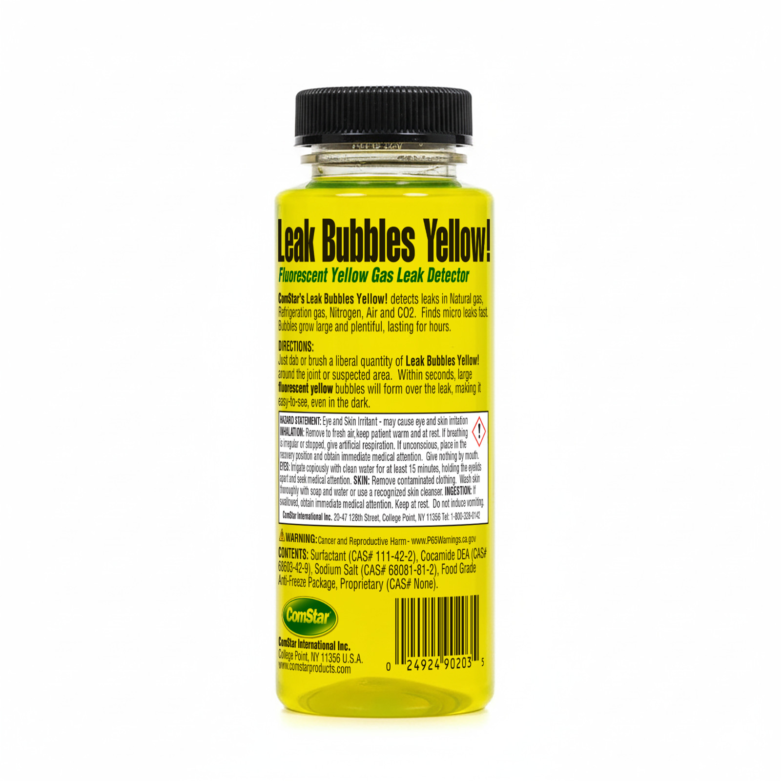 ComStar Leak Bubbles Yellow – Fast, Safe HVAC & Gas Leak Detector, 8 Ounces