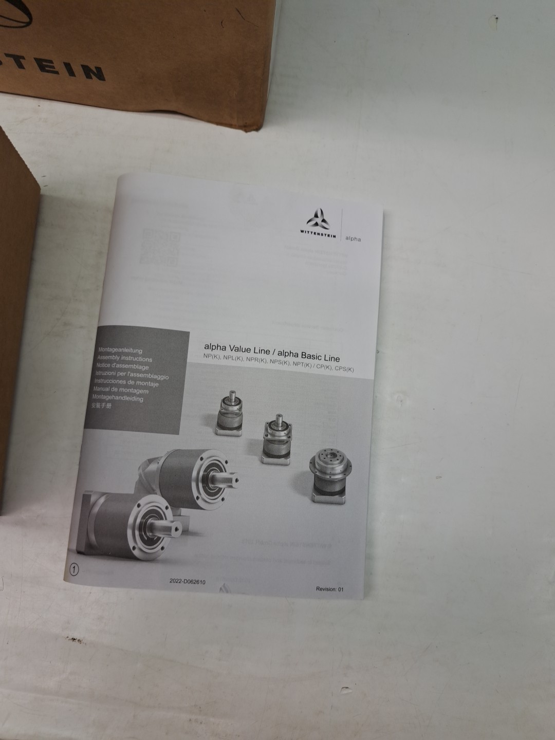 NEW WITTENSTEIN ALPHA NP-005S-MF1-10-1B1-1S GEARHEAD GEARBOX