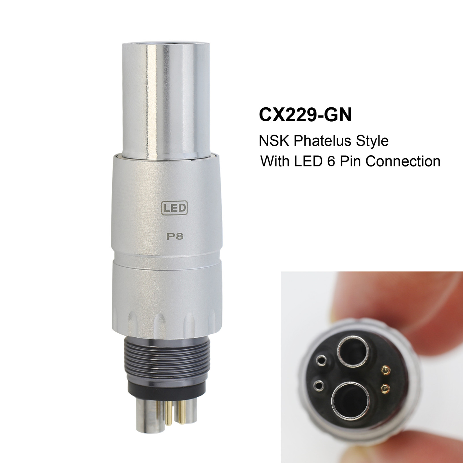 KAVO Multiflex NSK Coupling Dental LED Coupler 4/6 Hole High Speed Swivel COXO