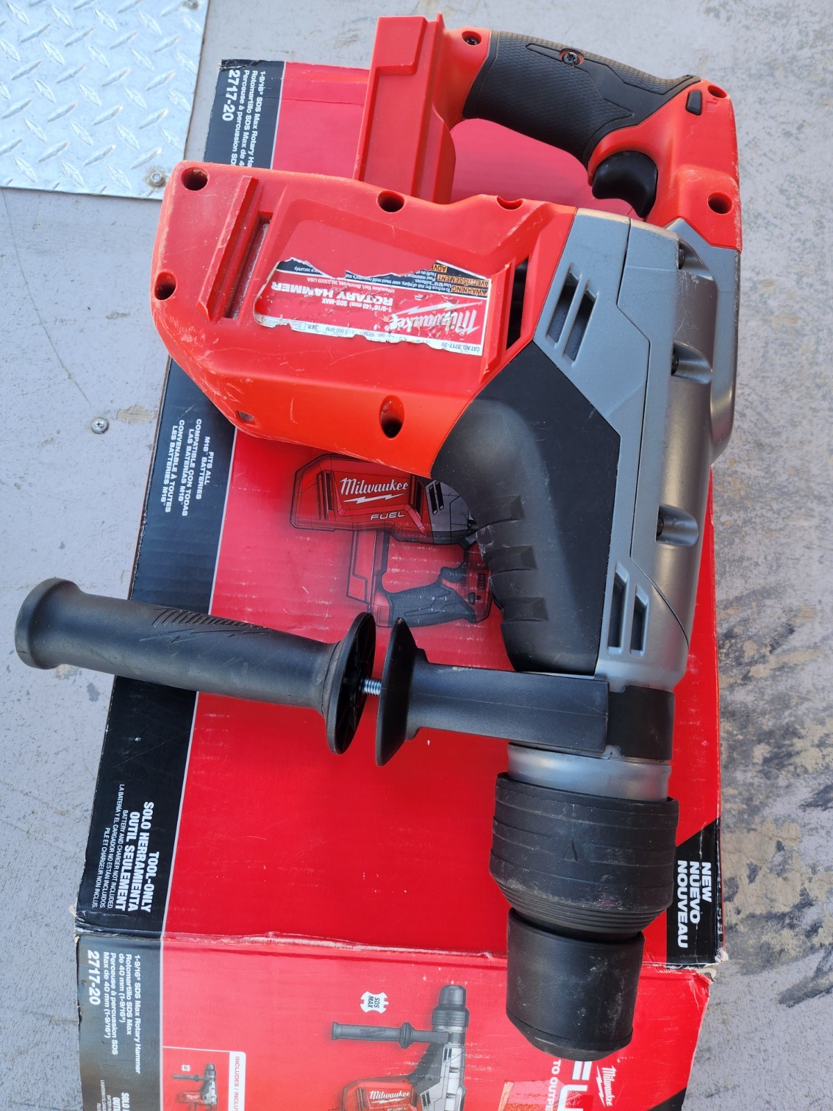 Milwaukee 2717-20 M18 FUEL 1-9/16″ SDS Max Rotary Hammer Fast Shipping