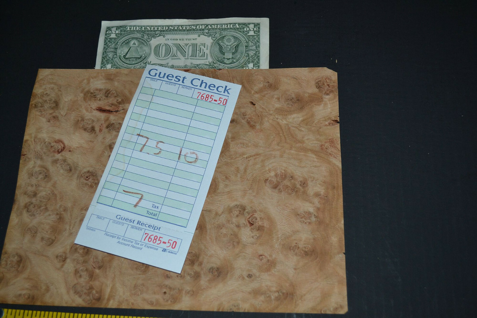 Oak Burl Raw Wood Veneer Sheet 7.5 x 10 inches 1/42nd 7685-50