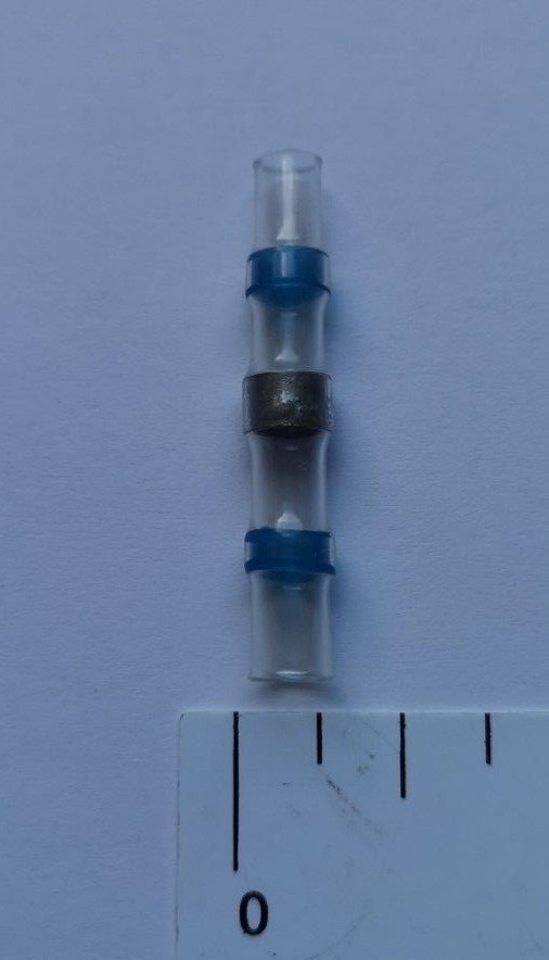 HEAT SHRINK SOLDER SEAL BUTT WIRE CONNECTOR SPLICE TERMINAL WATERPROOF