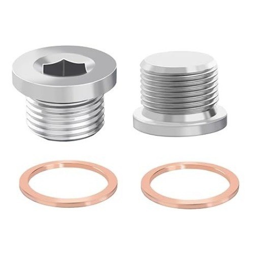 2 PACK M18 X 1.5 Universal Fit with 304 Stainless Steel Sensor Plug Size: 18mm