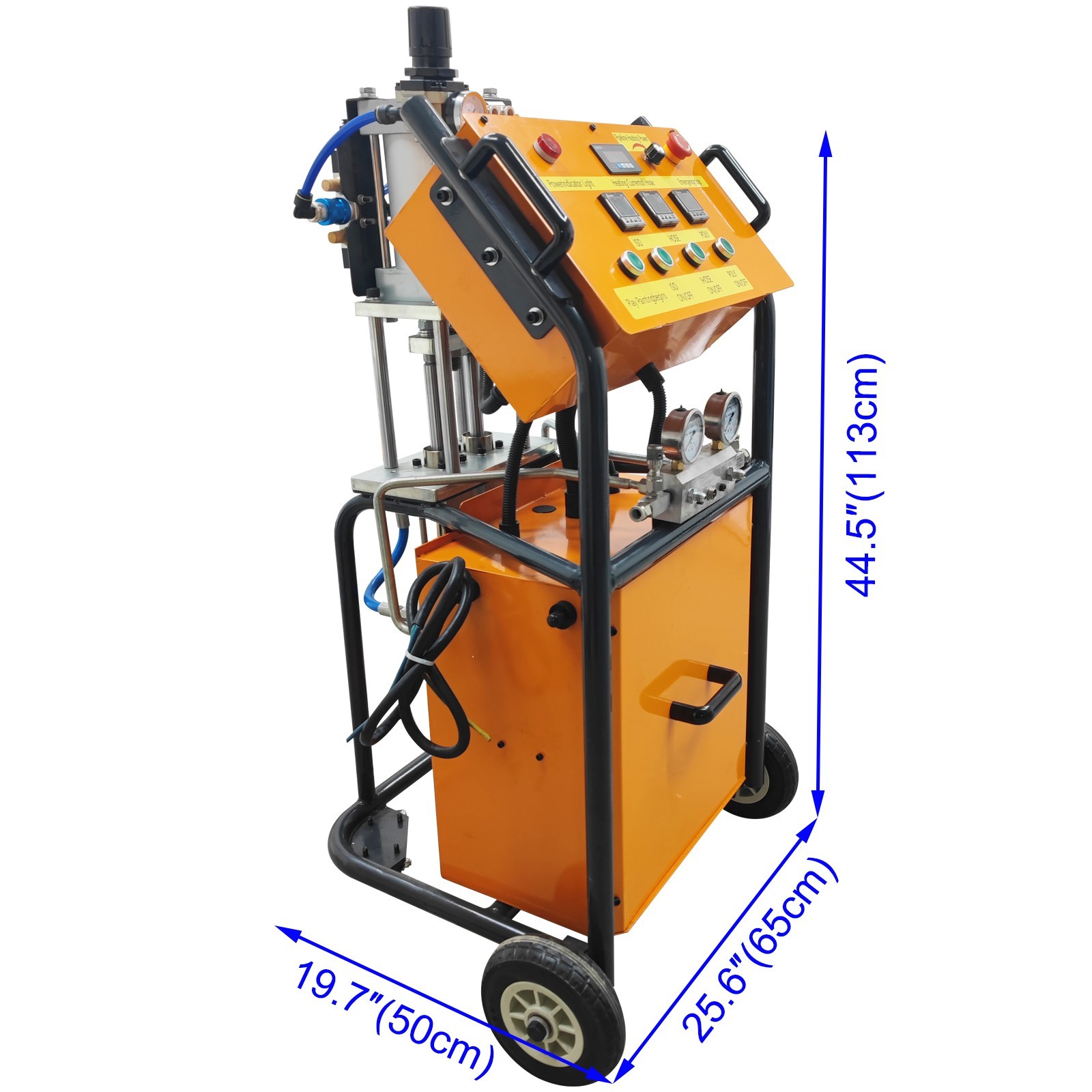 110V Polyurethane Foam Spray Insulation Machine W/ Full Parts 5-9L Spraying Flow