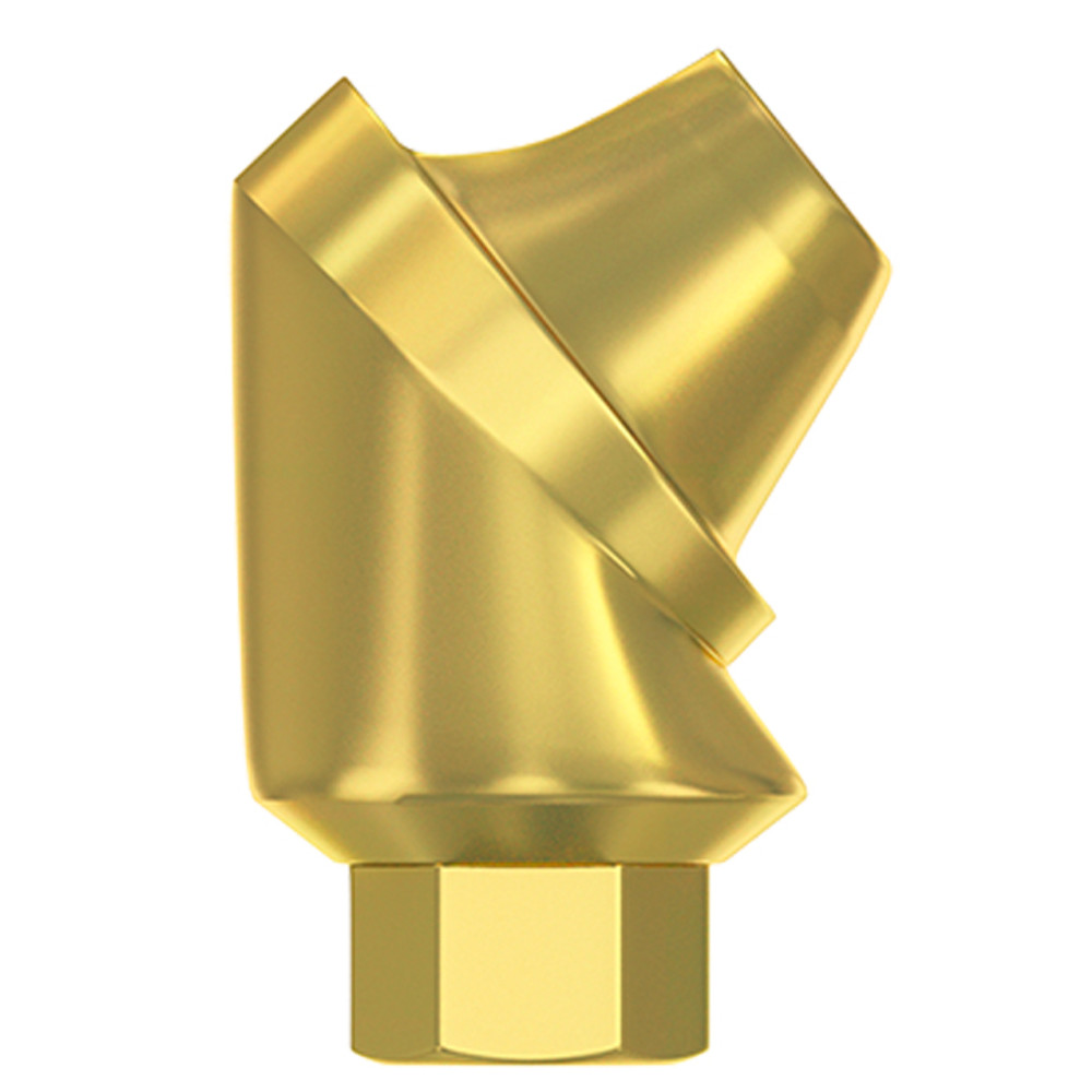 1x Dental Angulated Multi Unit 1.4mm 52° Hex 2.42 Connection Titanium Fixture
