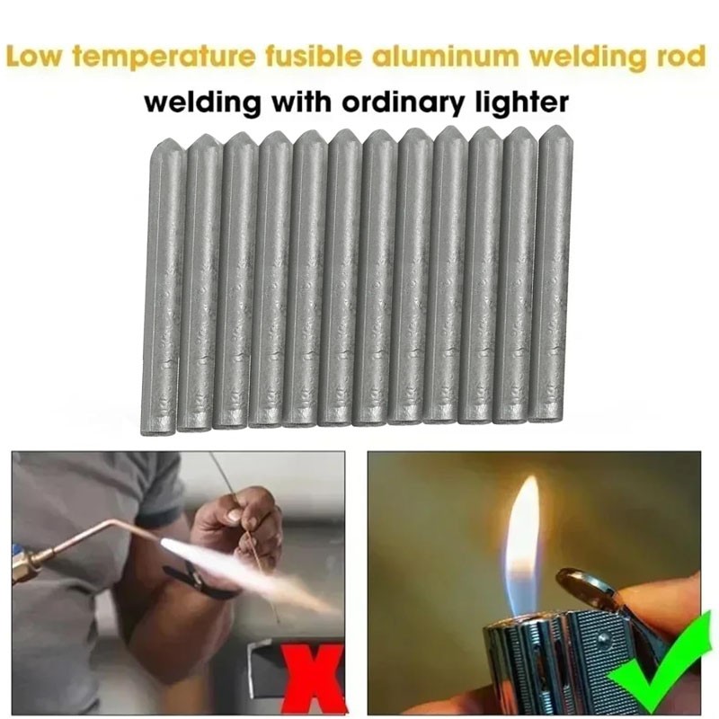 12-24 Pc Low Temperature Universal Welding Rod Sticks Metal Easy Melt ~FAST SHIP