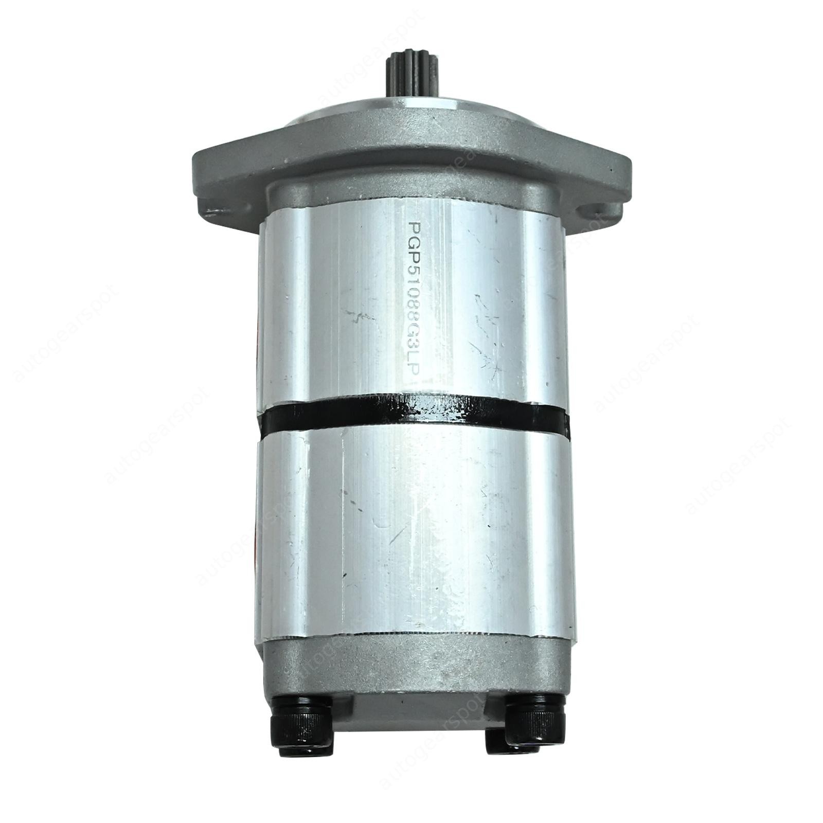 For AGT Skid Steer KTT23 Hydraulic Gear Pump Two-Section 6-12 GPM