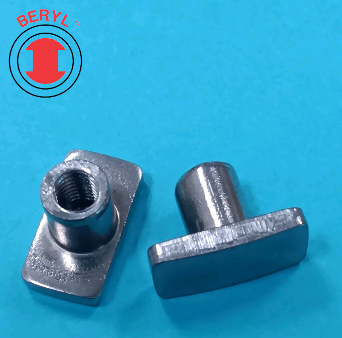 T-NUT Stainless Steel Rectangle Head #8-32 Blind Tap 0.58”x0.25”x0.28” – 100pcs