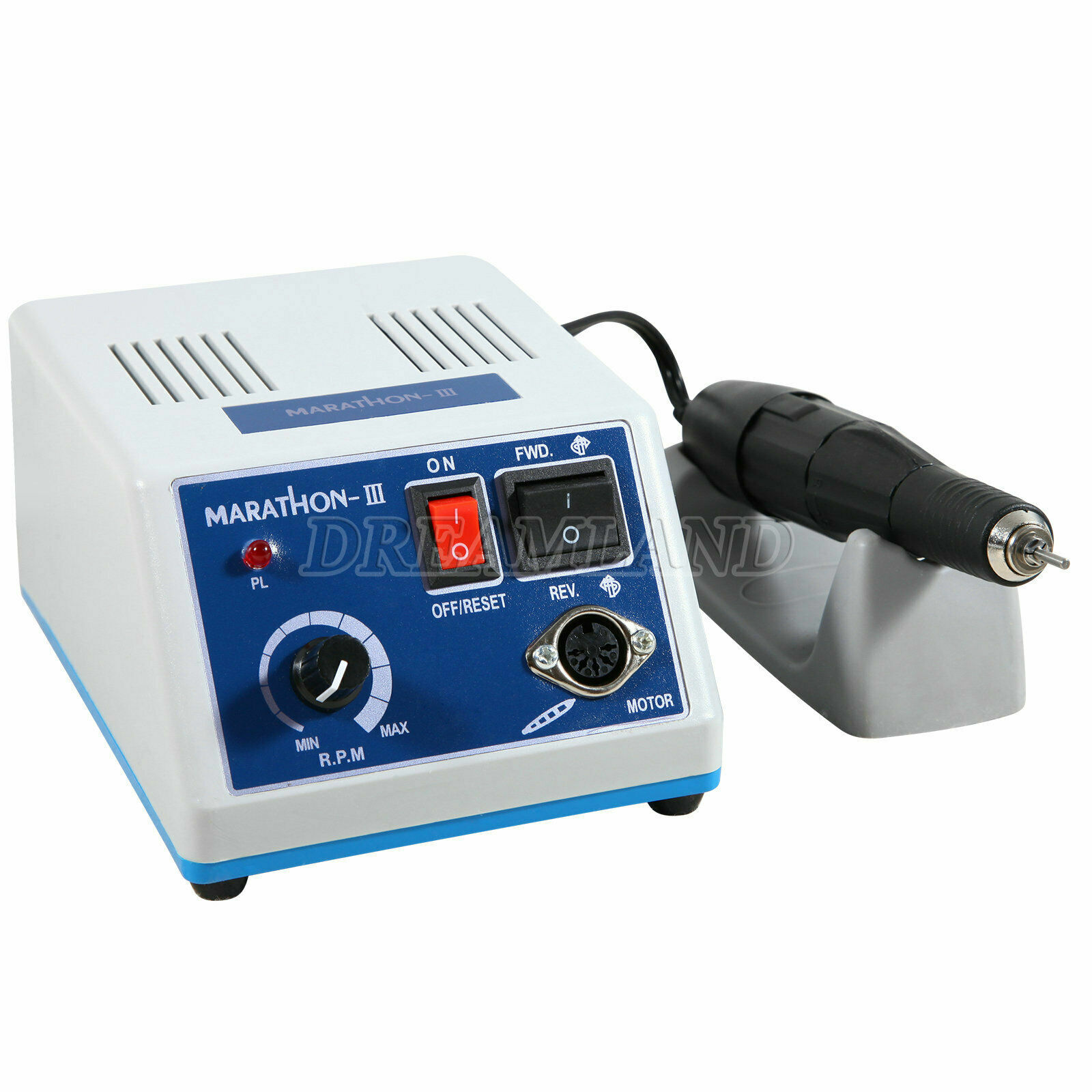Dental Lab Micro Motor N3 with 35000RPM Handpiece Electric Polishing Machine US