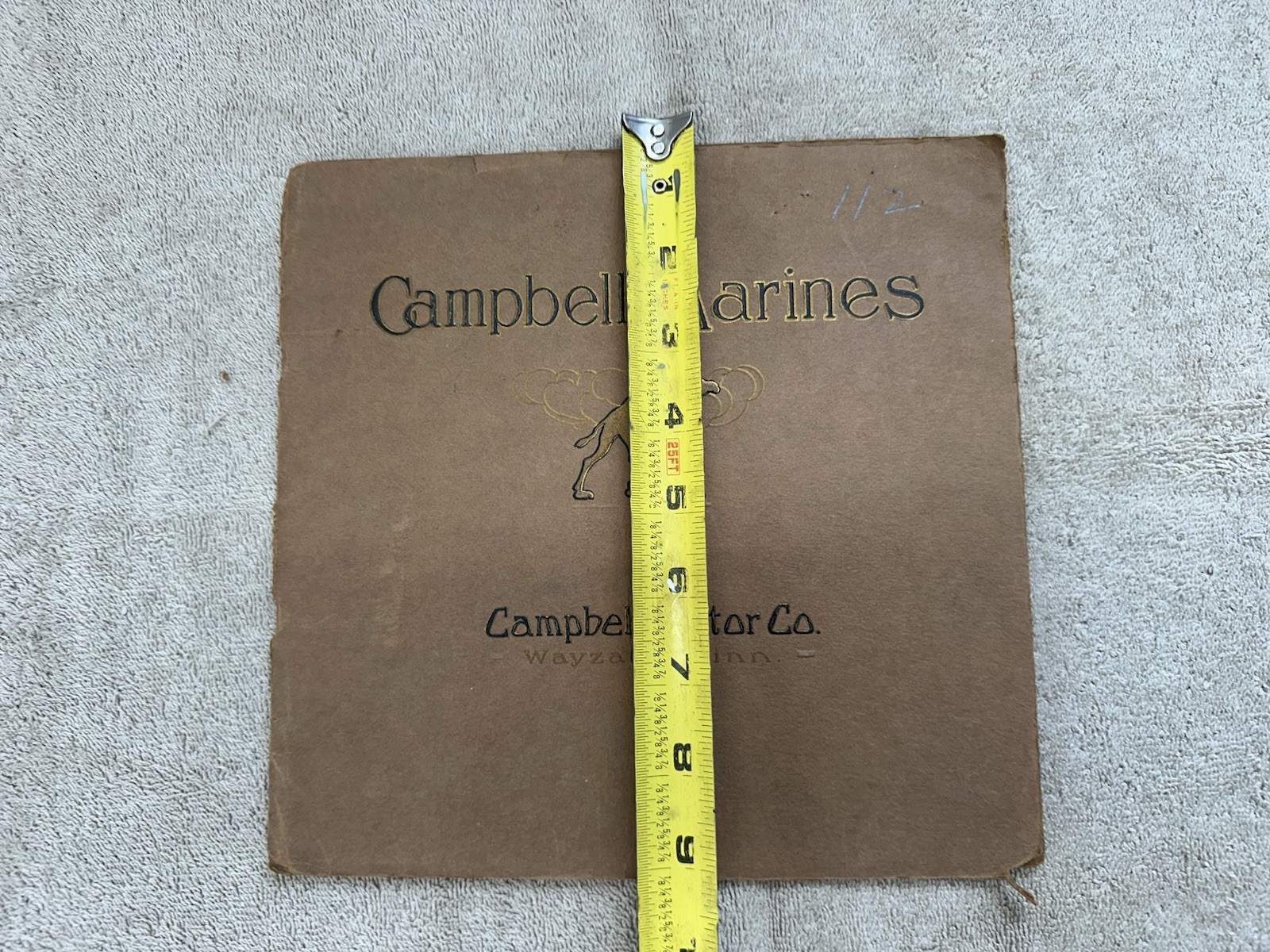 CAMPBELL MARINES Original Catalog CAMPBELL MOTOR CO WAYZARA MN BOAT ENGINE