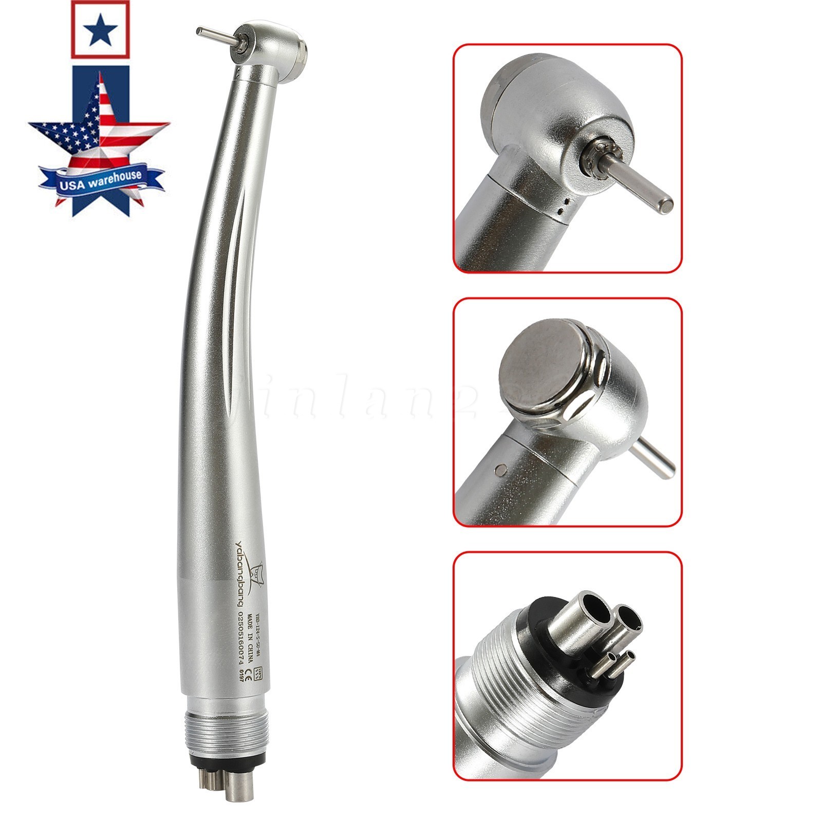 Dental High Speed Handpiece Small Mini Head Turbine 4 Hole Fit NSK
