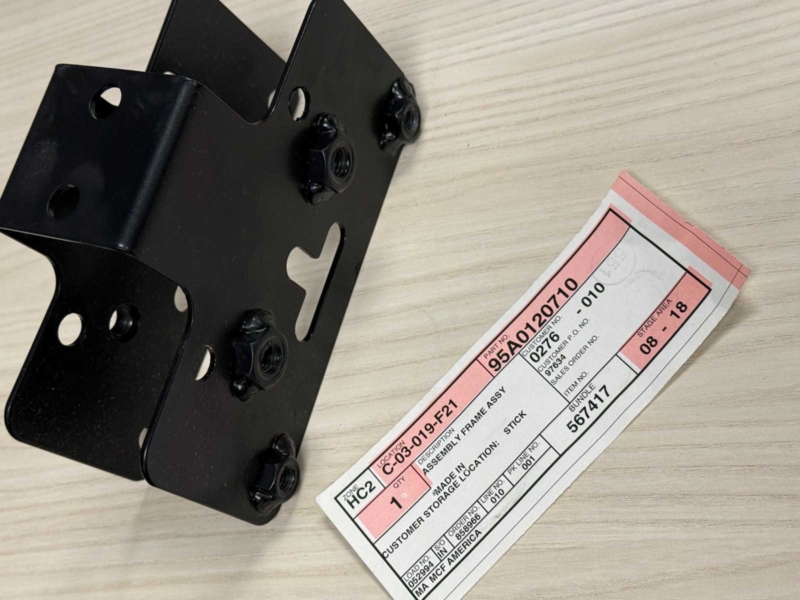OEM CAT Lift Trucks 95A0120710 Frame Assembly Genuine Forklift Part NEW