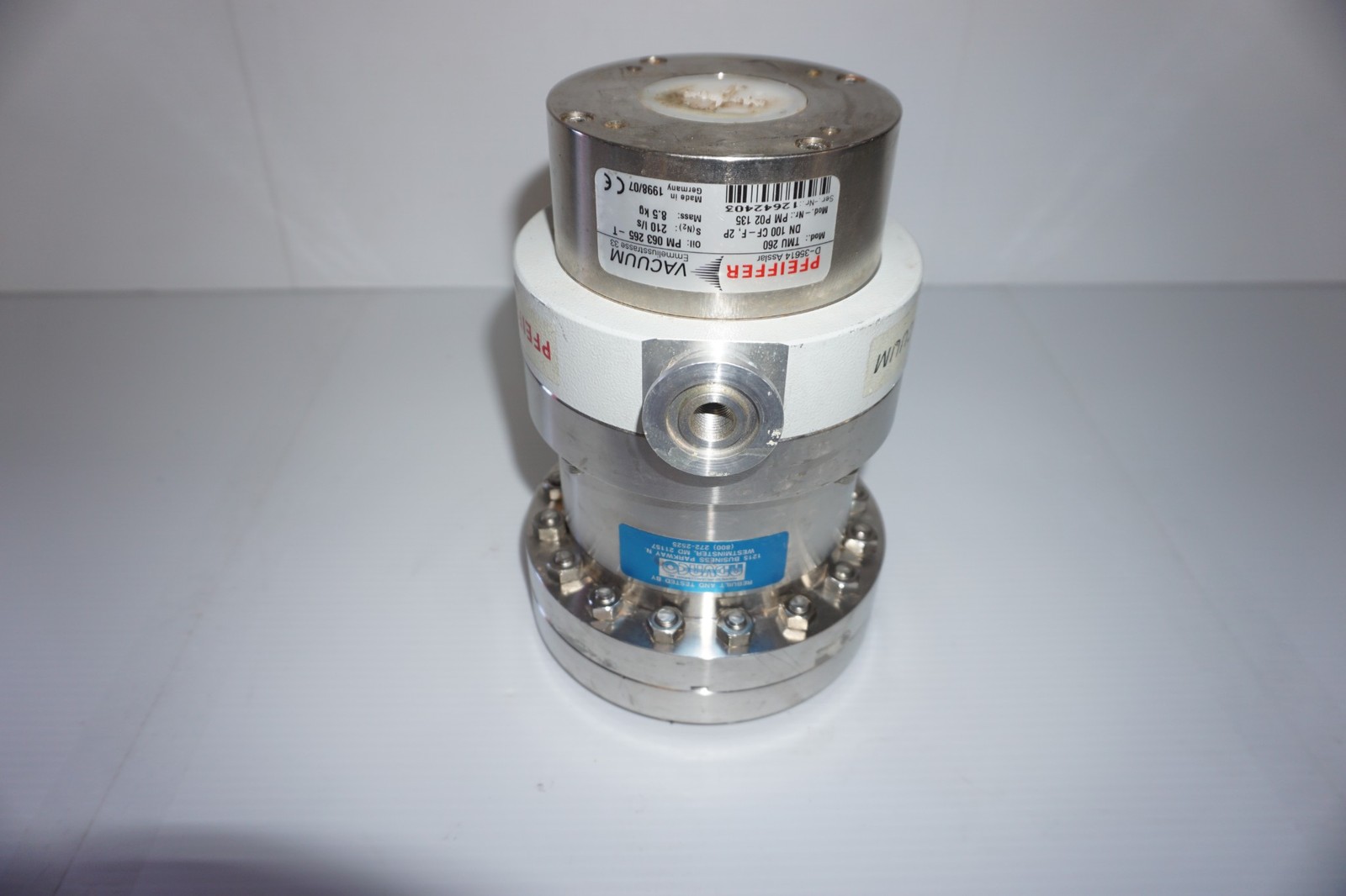 PFEIFFER VACUUM TMU260 DN 100 CF-F 2P MOD PM P02 135 TURBO PUMP (HLP64)