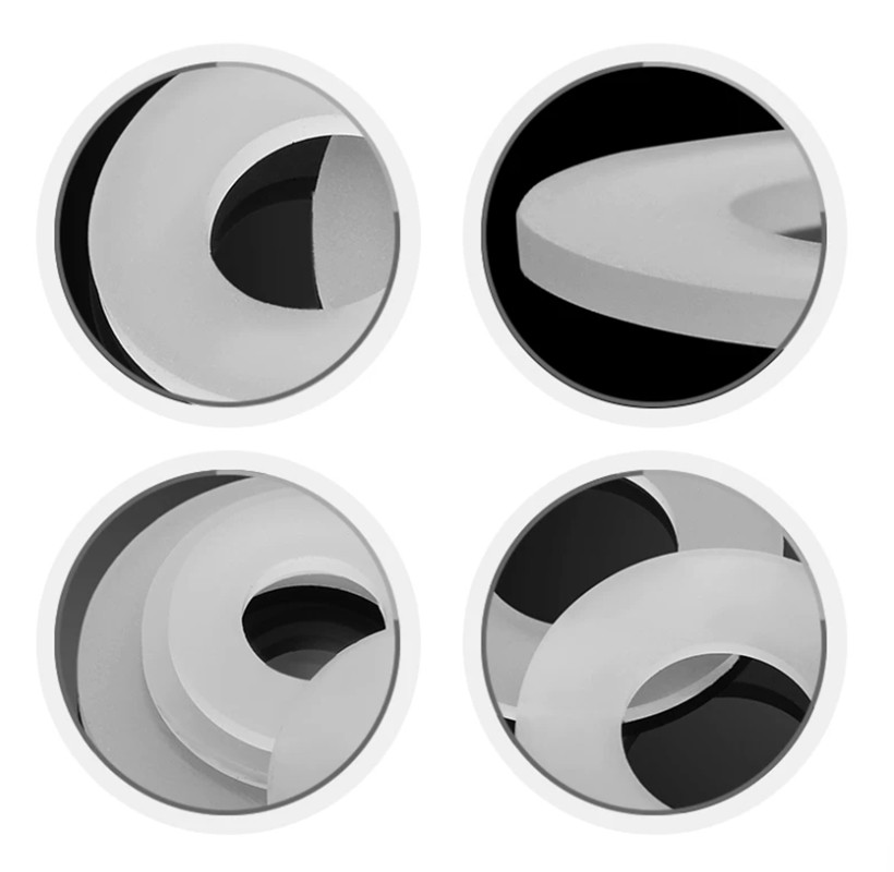 Silicone Washers Round Flat Sealing Gaskets Shock Absorption ID 2mm-45mm