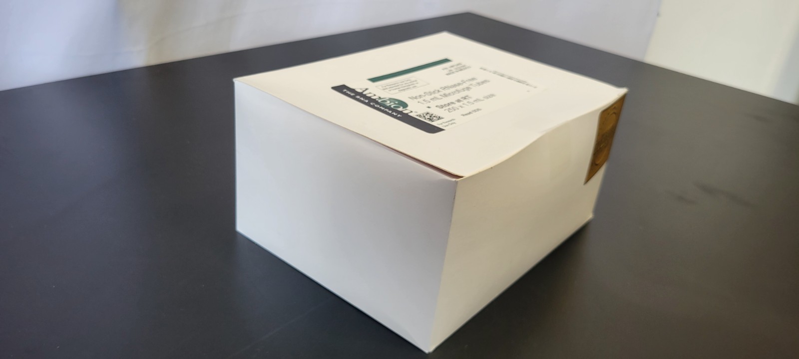 AMBION PP 1.5mL Non-Stick RNase-Free Microfuge Centrifuge Tubes AM12450, 1 box
