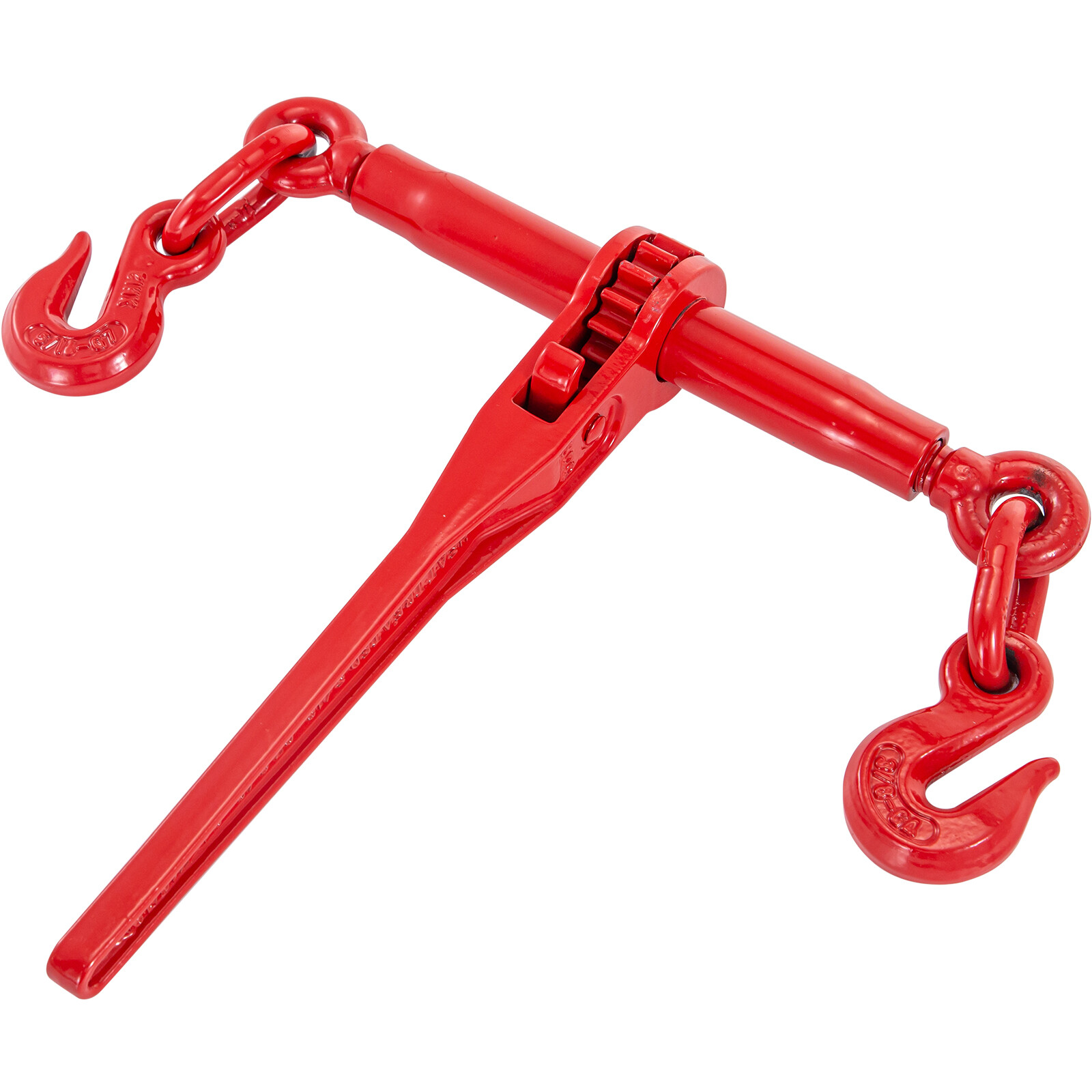 VEVOR 5/16″-3/8″ Chain Load Binder Ratchet 6600lbs WLL Chain Hook Tie Down 2PCS