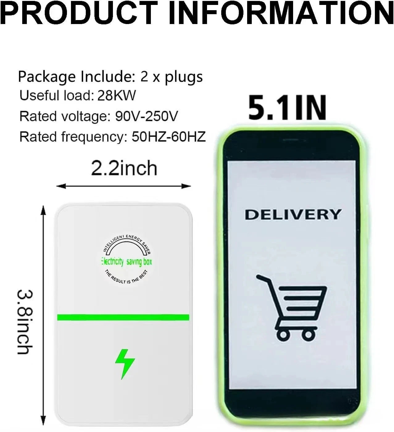 Energy Saving Device Stopwatt Electricity Saving Box Stabilize Voltage Device-US