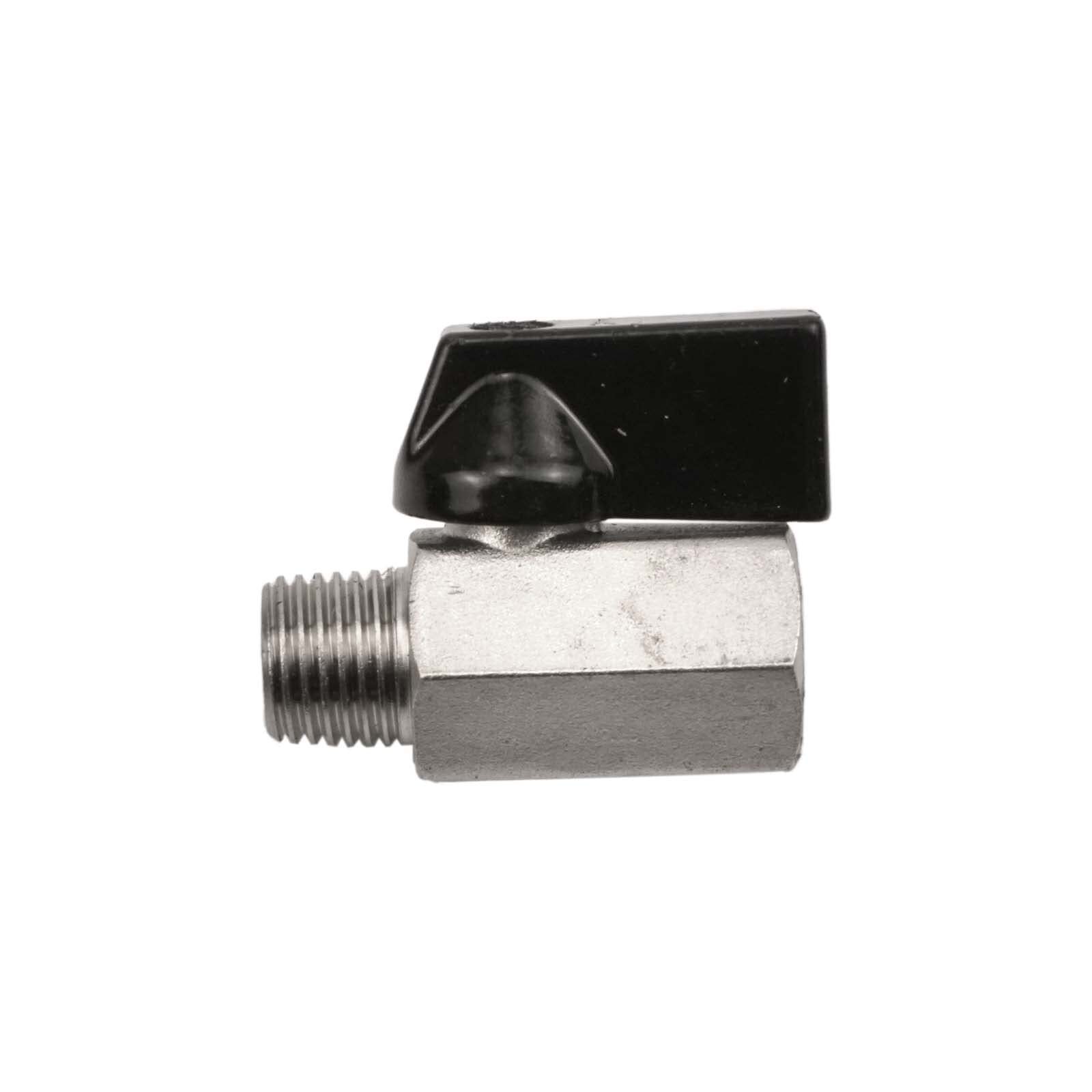 10x Mini 1/4″ Male 1/4 Inch Female NPT Brass Ball Shut Off Valve Water Air Fluid