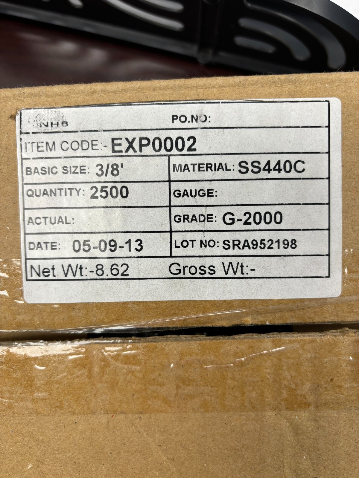2500 – 3/8″ Inch G2000 Precision 440C Stainless Steel Bearing Balls
