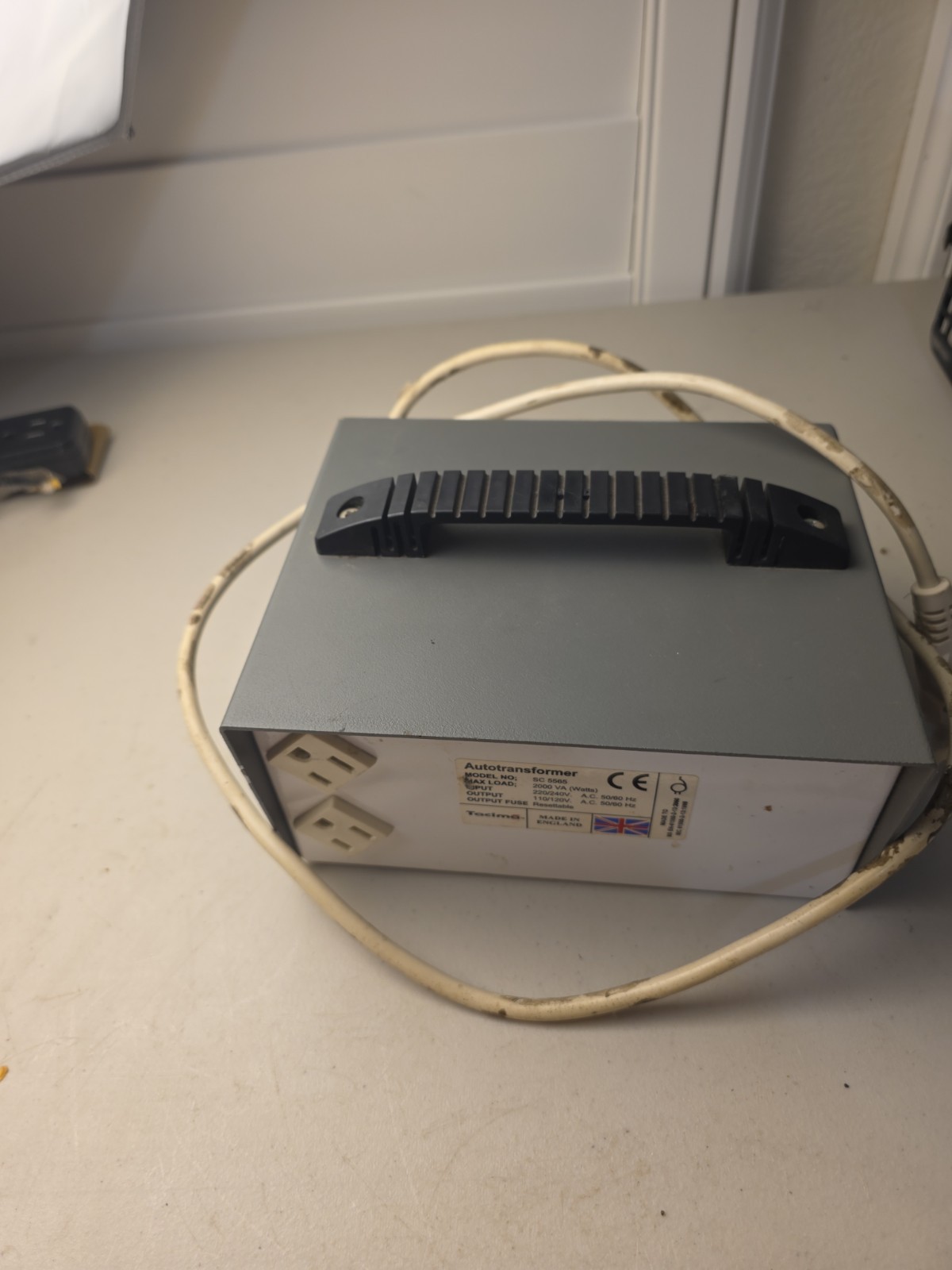 Tacima SC 5563 Step Down Autotransformer 220v 240v 110v 120v 50hz 60hz Works