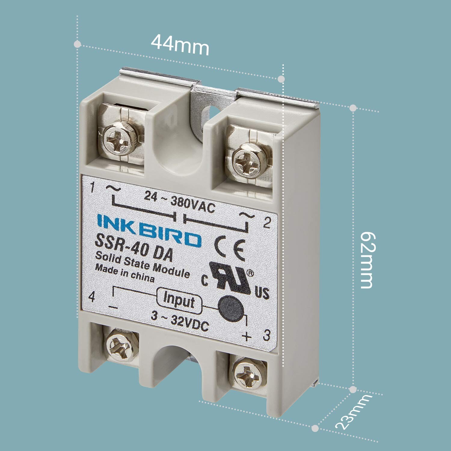 Inkbird PID Temperature Controller Kit K Type Thermocouple 106VH 40A State Relay