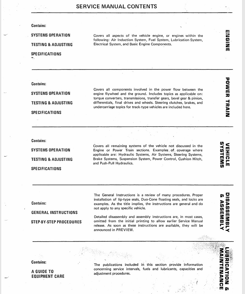 Cat Caterpillar Dozer D8 D8H Tractor Service Manual REG00501 On CD Or Fast PDFDL