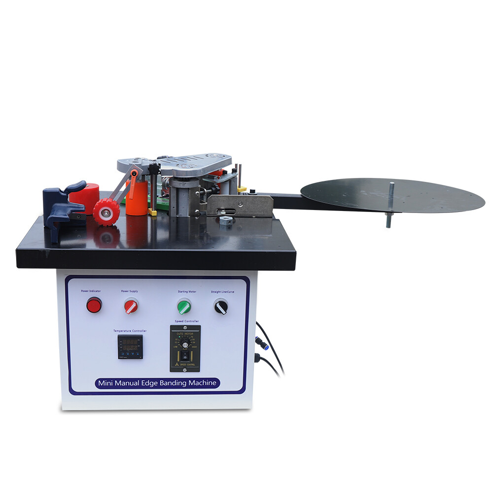 1200W Edge Banding Machine Set Portable Double Side Gluing Wood Bander Machine