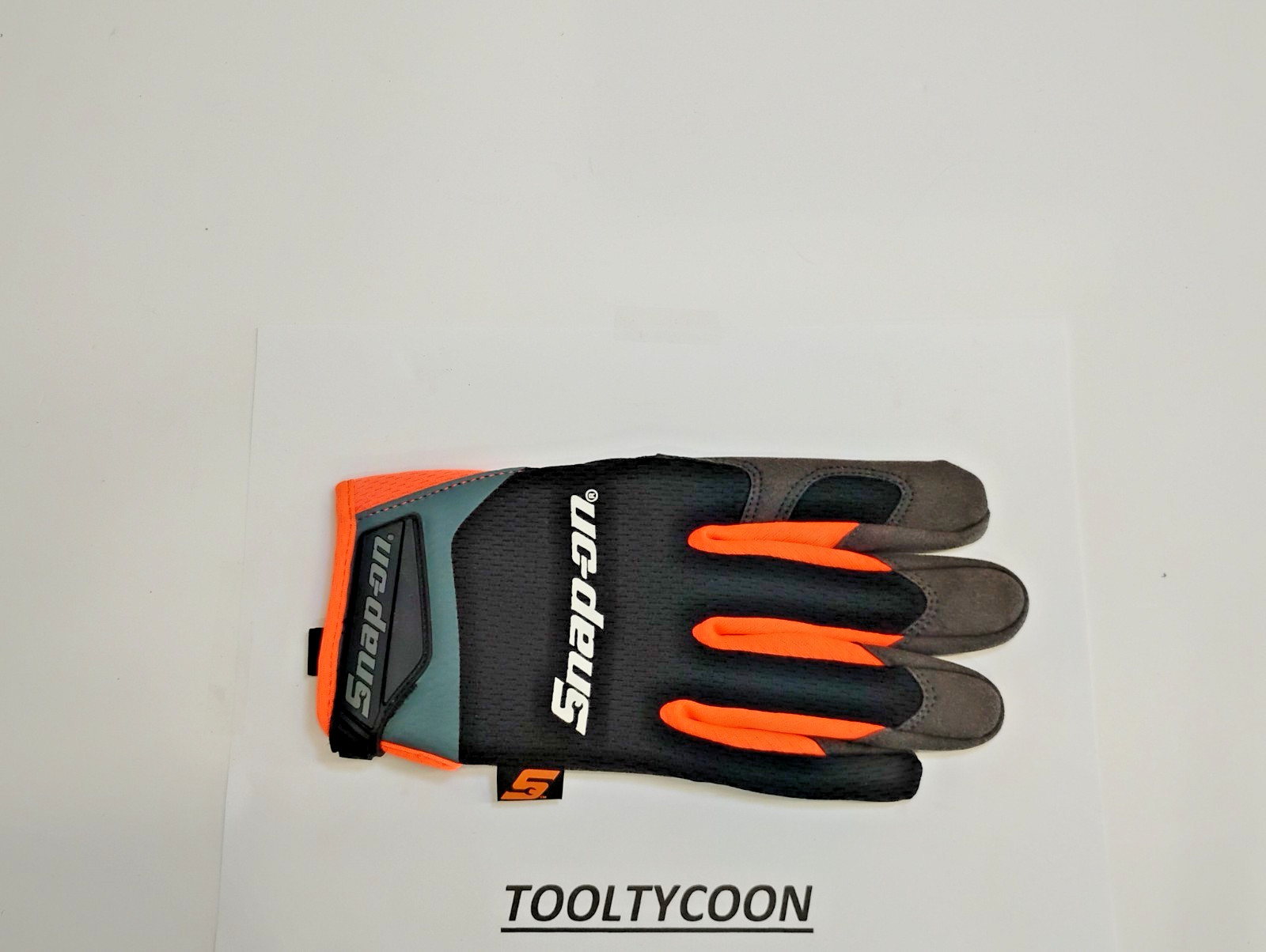Snap-On Tools GLOVE600XLO NEW Mechanics Glove ORIGINAL EXTRA LARGE ORANGE