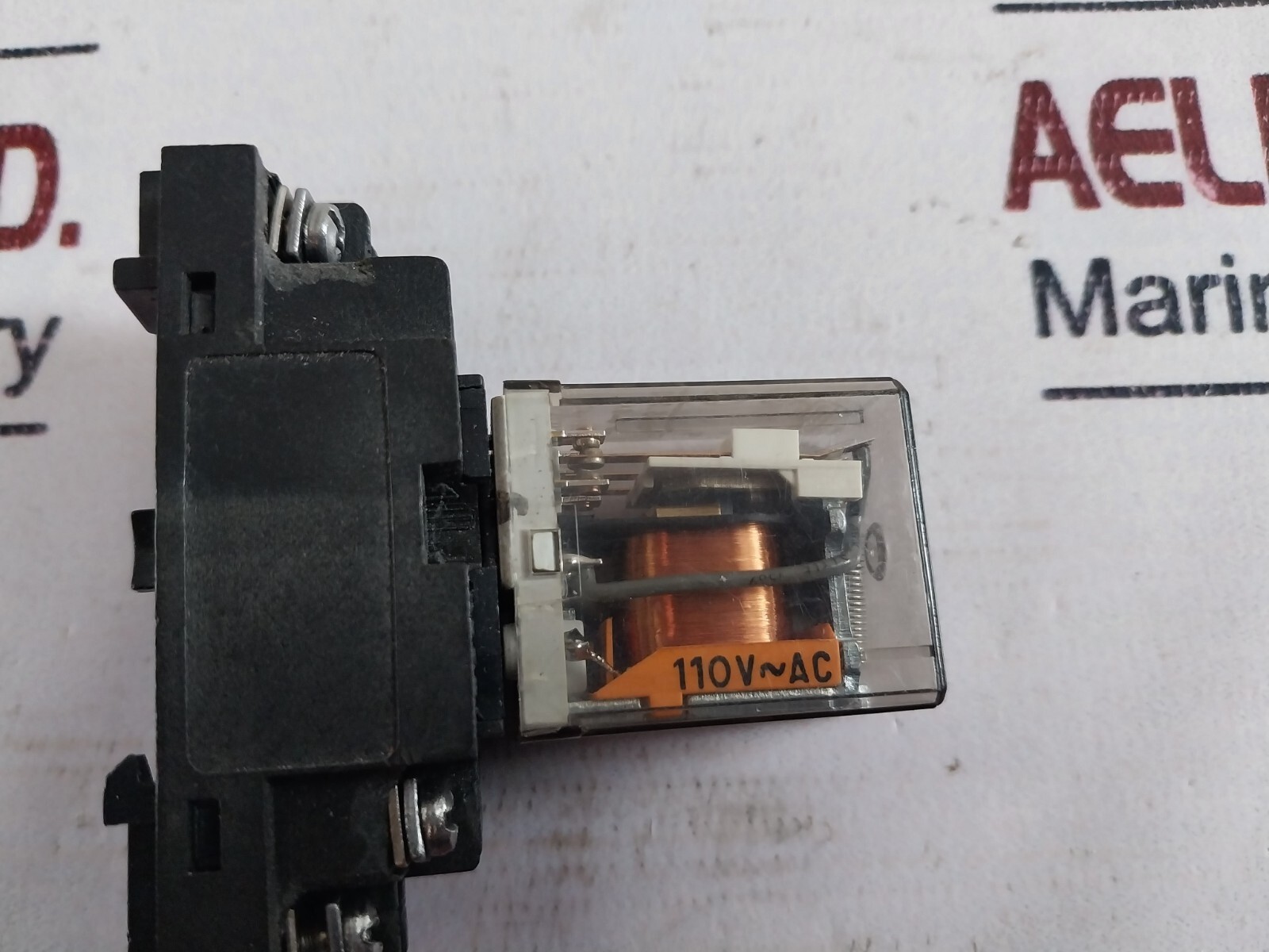 FINDER 55.33 Relay with base 110V~AC 10A/250V